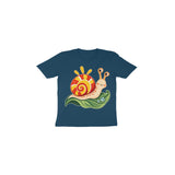 Sunshine Snail — Toddler T-shirt - Navy Blue