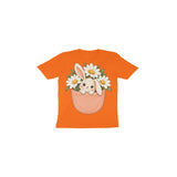 Pocket Meadow Bunny — Toddler T-shirt - Orange