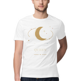 Orbit Queen — Regular Unisex T-shirt in White — model