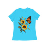 Sunlit Wings — Women's Regular T-shirt - Sky Blue