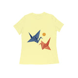 Paper Flight — Women's Regular T-shirt - Butter Yellow