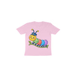 Colour Caterpillar — Toddler T-shirt - Light Pink