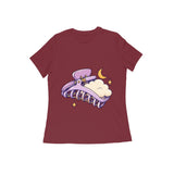 Cloud Clip — Women's Regular T-shirt - Maroon