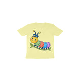 Colour Caterpillar — Toddler T-shirt - Butter Yellow
