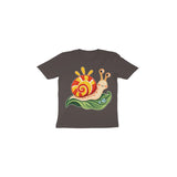 Sunshine Snail — Toddler T-shirt - Charcoal Grey