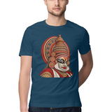 Festival Portrait — Regular Unisex T-shirt in Navy — model