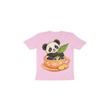 Teacup Panda — Toddler T-shirt - Light Pink