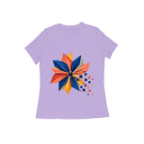 Pixel Petal — Women's Regular T-shirt - Iris Lavender