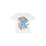 Cricket Elephant — Toddler T-shirt - White