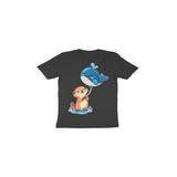 Whale Balloon Day — Toddler T-shirt - Black