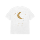 Orbit Queen — Premium Oversized T-shirt in White — model