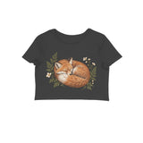 Foxglove Nap — Women's Crop Top - Black