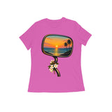 Last Light Mirror — Women's Regular T-shirt - Pink