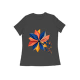 Pixel Petal — Women's Regular T-shirt - Black
