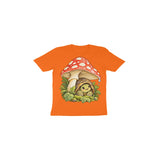 Tortoise Mushroom Umbrella — Toddler T-shirt - Orange