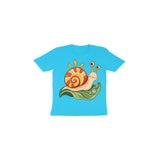 Sunshine Snail — Toddler T-shirt - Sky Blue