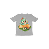 Dosa Dino — Toddler T-shirt - Melange Grey