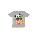 Teacup Panda — Toddler T-shirt - Melange Grey
