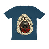 Train Wreath — Regular Unisex T-shirt - Navy Blue