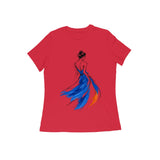 Silhouette in Motion — Women's Regular T-shirt - Red