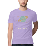 Orbit Prince — Regular Unisex T-shirt in Lavender — model