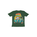 Rainbow Auto Ride — Toddler T-shirt - Olive Green