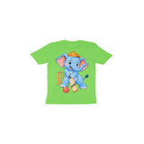 Cricket Elephant — Toddler T-shirt - Liril Green
