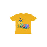 Colour Caterpillar — Toddler T-shirt - Golden Yellow