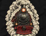 Train Wreath - print detail
